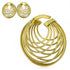 Brass Multi-Hoops Ear Weights 4 gauge (5mm) Yellow Brass