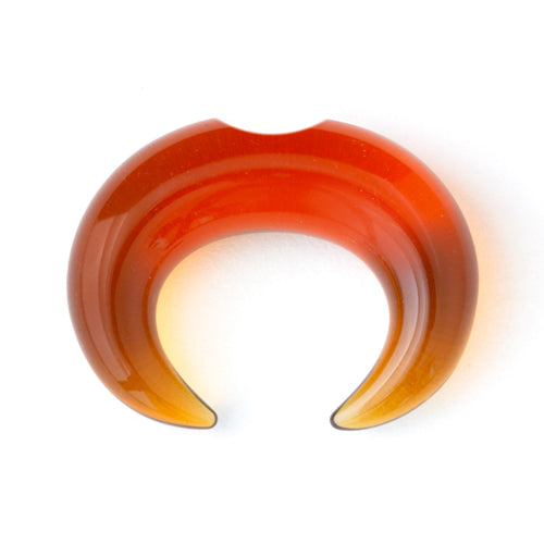 Notched Long Septum Pincher by Gorilla Glass Septum Pincers 8 gauge (3mm) Honey