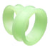 Jumbo Silicone Tunnels Stretched Lobes 1-1/8 inch (29mm) Glow-in-the-Dark
