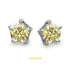 Pentagon Gem End by NeoMetal Threadless Ends 5mm Pentagon CZ Lemon CZ