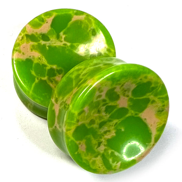 Light Green Turquoise Concave Plugs Plugs  