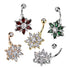 Marquise Flower Belly Ring Belly Ring