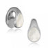 Mother of Pearl Brass Weights Ear Weights 1/2 inch (12mm) White Brass