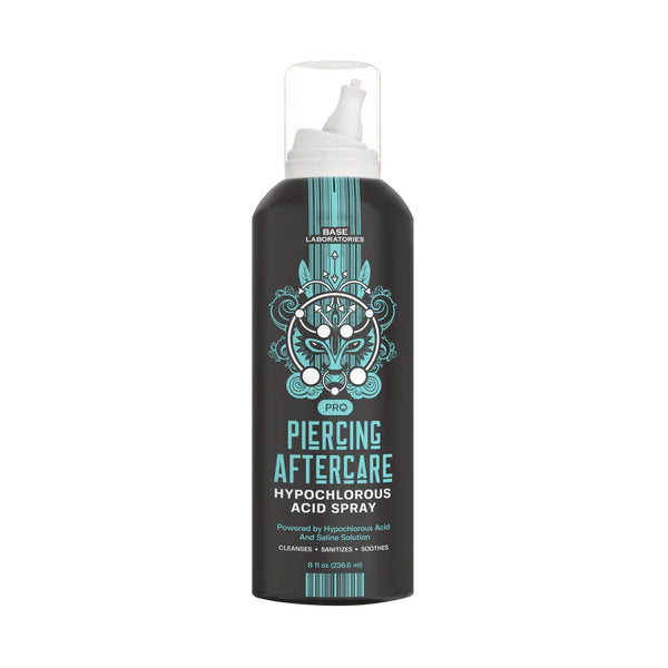 Piercing Aftercare Hypochlorous Acid Spray by Base Laboratories Aftercare  