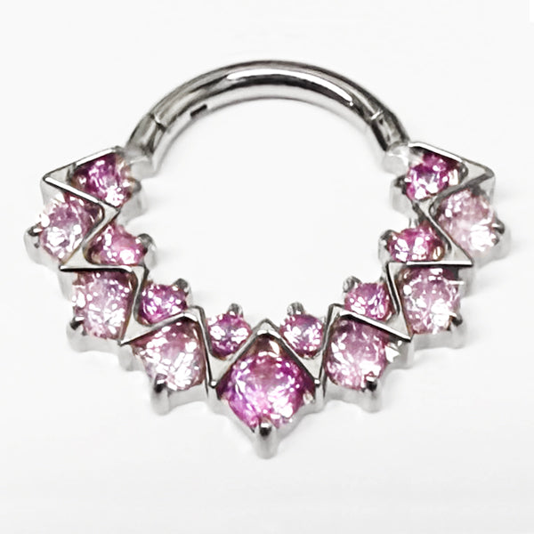 Diosa Titanium Hinged Ring Hinged Rings 16g - 5/16