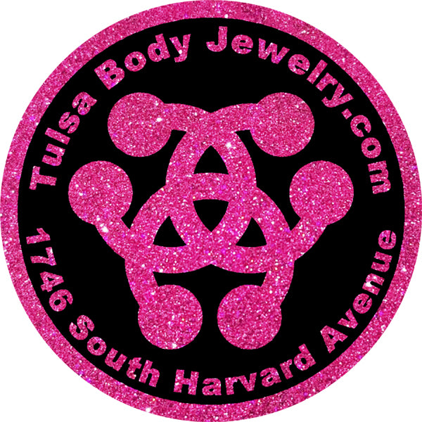 3" TBJ Glitter Stickers Other Stuff Hot Pink 