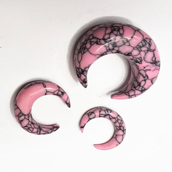 Pink Turquoise Septum Pincer Pincers 8g (3mm) - 5/16