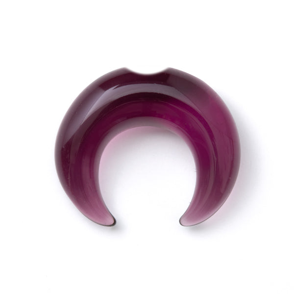 Notched Simple Septum Pincher by Gorilla Glass Pincers 8 gauge (3mm) Purple