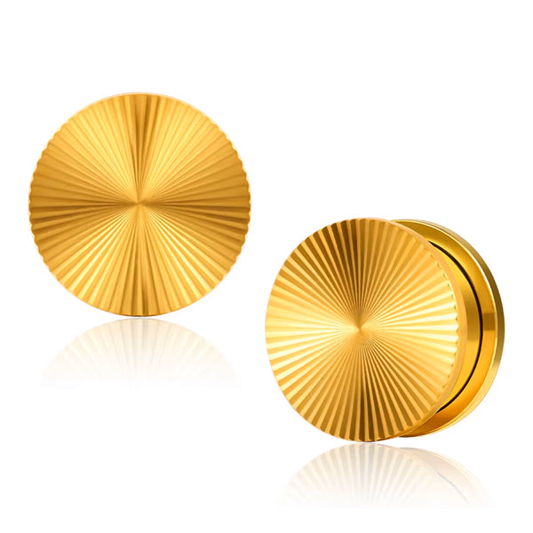 Radiant Gold Screw-On Plugs Plugs 0 gauge (8mm) Gold