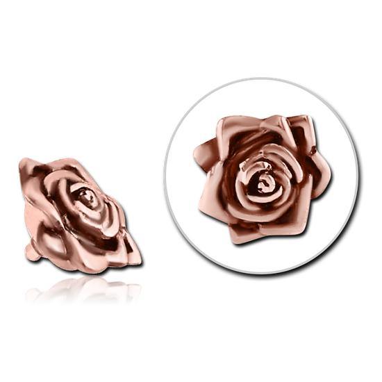 16g Rose Rose Gold End Internal Ends 16 gauge - 4.2x8.9mm Rose Gold Stainless