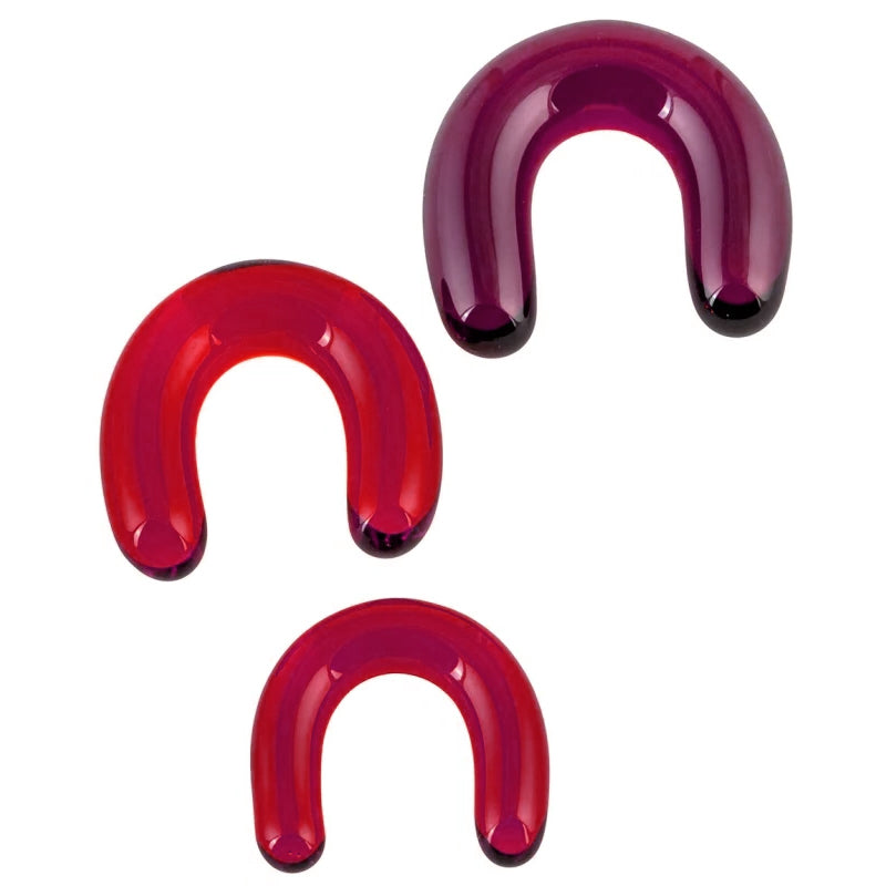 Ruby Glass U-Turn Septum Retainer Septum Retainers