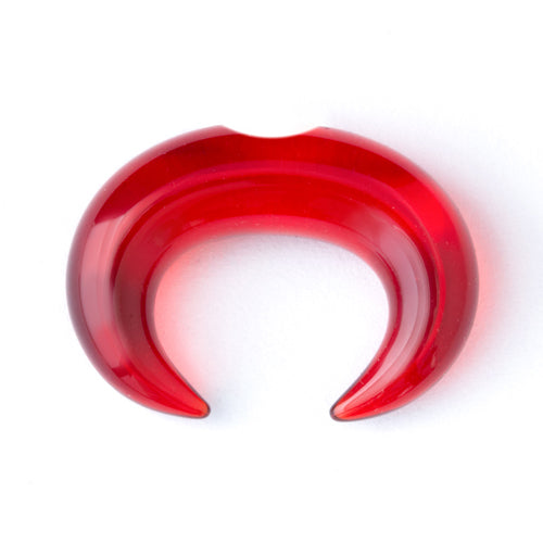 Notched Long Septum Pincher by Gorilla Glass Septum Pincers 8 gauge (3mm) Ruby
