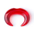Notched Long Septum Pincher by Gorilla Glass Septum Pincers 8 gauge (3mm) Ruby