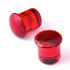 Simple SF Plugs by Gorilla Glass Plugs 14 gauge (1.6mm) - 9mm long Ruby