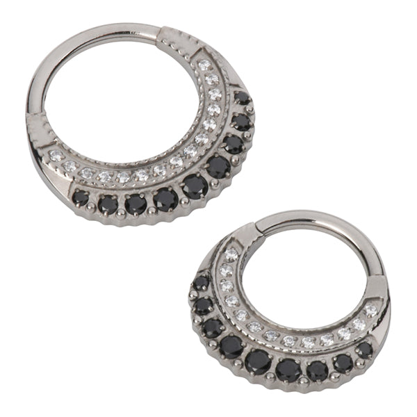 Titanium Hinged Ring Hinged Rings 16g - 5/16
