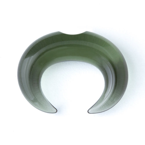 Notched Long Septum Pincher by Gorilla Glass Septum Pincers 8 gauge (3mm) Smoke