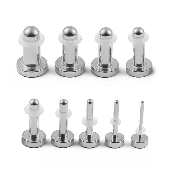 Stainless Single Flare Plugs Plugs 14 gauge (1.6mm) Stainless Steel