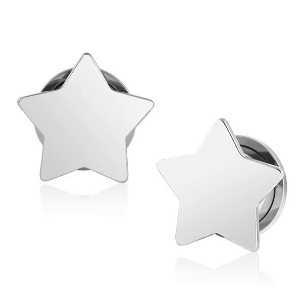 Star Stainless Screw-On Plugs Plugs 0 gauge (8mm) Stainless Steel