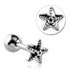 Starfish Stainless Tongue Barbell Tongue 14g - 5/8" long (16mm) Stainless Steel