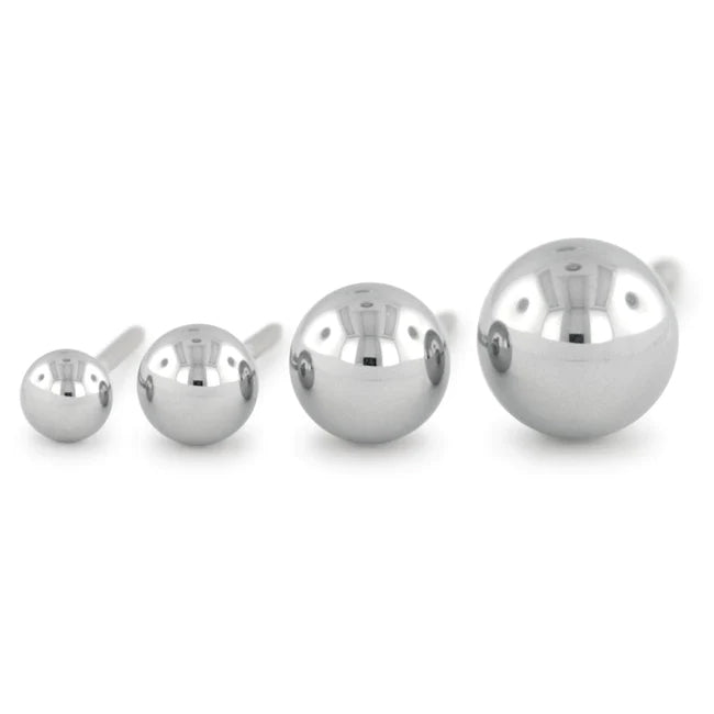 Titanium Ball Threadless End by NeoMetal Replacement Parts 1.5mm ball High Polish