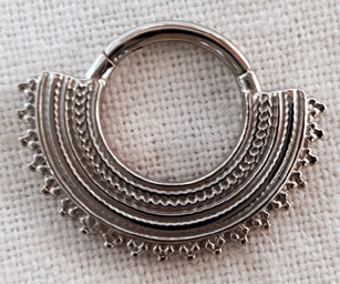 Alhambra Titanium Hinged Ring Hinged Rings