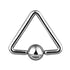 14g Triangle Captive Bead Ring Captive Bead Rings 14g - 15/32" diameter (12mm) Stainless Steel