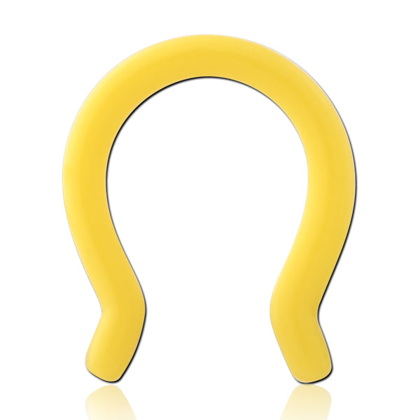 Retainer Yellow Omega Bioflex Septum Retainer | Tulsa Body Jewelry