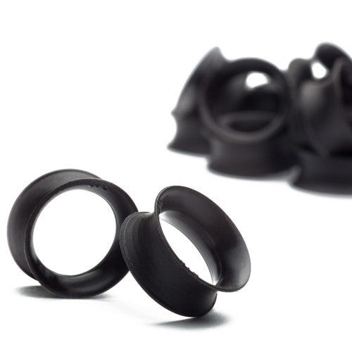 Black Skin Eyelets by Kaos Softwear Plugs