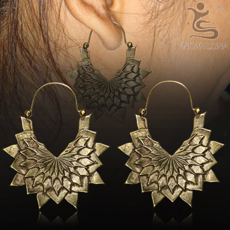 Brass Earrings Earrings 18 gauge (1mm) Yellow Brass