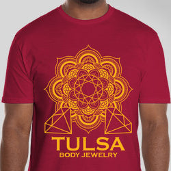 Tulsa Body Jewelry T-shirt Other Stuff Small Cardinal Red