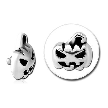 14g Evil Pumpkin Stainless End Replacement Parts 14g - 6x6mm Stainless Steel