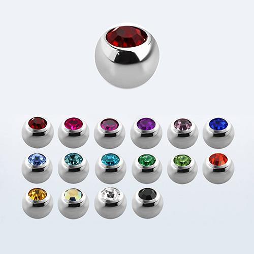 thumbnail image 2 of Lobal Domination 10-Pack Super Glitter Threaded Ball Replacements – Acrylic Body Jewelry 2 of 6