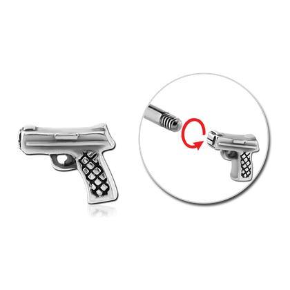 14g Handgun Stainless End Replacement Parts 14g - 9x7mm Stainless Steel
