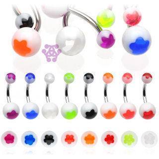 Acrylic & Steel Belly Ring Grab Bag (3-Pack) Belly Ring  