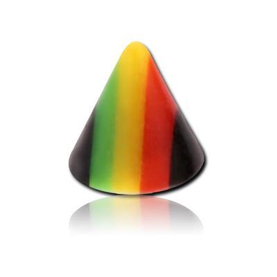 16g Rasta Replacement Cones (4-pack) Replacement Parts 16g - 3x3mm Rasta
