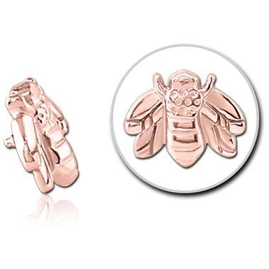 16g Honeybee Rose Gold End Replacement Parts 16 gauge Rose Gold