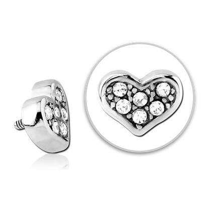 16g CZ Heart Stainless End Replacement Parts 16 gauge Stainless Steel