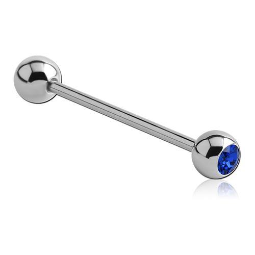 16g CZ Stainless Industrial Barbell Industrials 16g - 1-1/4