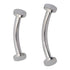 14g Titanium Disc Curved Barbell Curved Barbells 14g - 5/16" long (8mm) - 3mm discs Solid Titanium