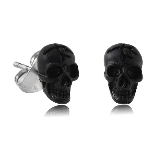 Acrylic Skull Stud Earrings | Tulsa Body Jewelry
