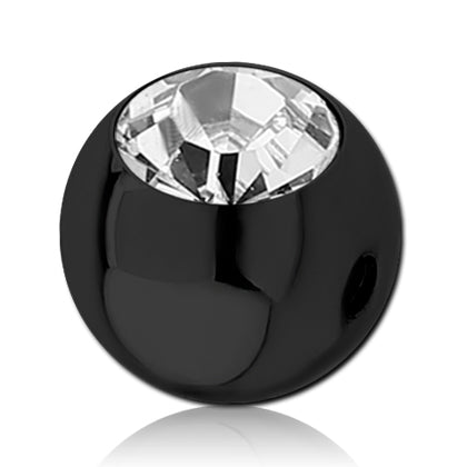 16g Black CZ Replacement Balls (2-Pack) Replacement Parts 16g - 3mm diameter Black