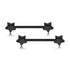 Star Black Nipple Barbells Nipple Barbells 14g - 15/32" long (12mm) Black