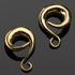Brass Classic Coils by Diablo Organics Ear Weights  
