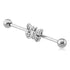 14g Butterfly Industrial Barbell Industrials 14g - 1-1/2" long (38mm) Stainless Steel