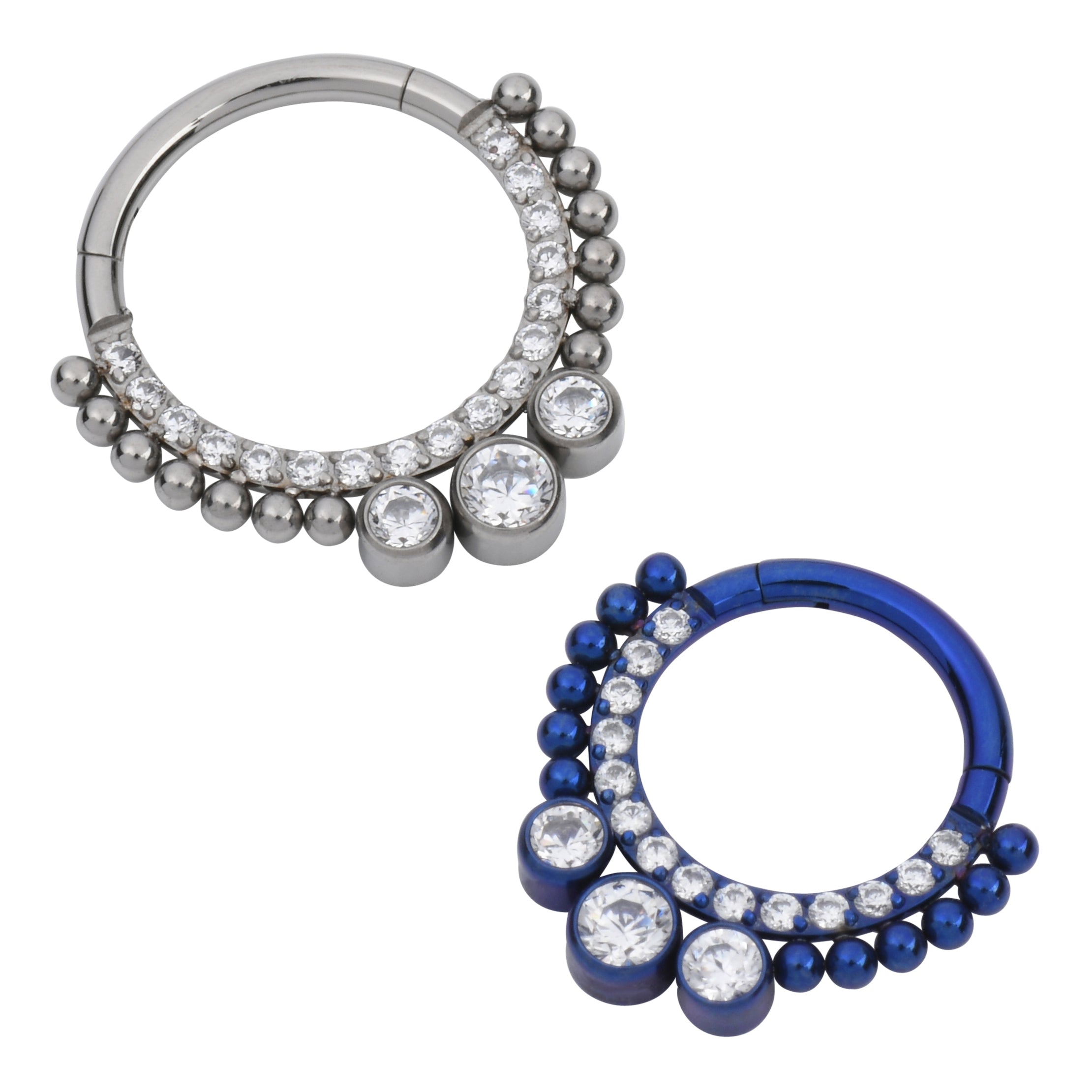 Male Hinged Rings Hinged Rings > 16 gauge ~ 1.2mm | Tulsa Body Jewelry