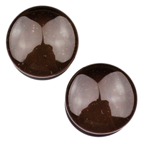 Candy Plugs by Glasswear Studios Plugs 1 inch (26mm) Chocolate