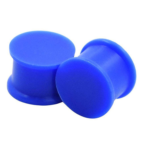 Dark Blue Silicone Plugs Plugs 8 gauge (3mm) Dark Blue