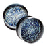 Double Galaxy Plugs by Glasswear Studios Plugs 1 inch (26mm) Diamond/Blue