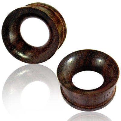 Sono Wood Double Flared Tunnels Plugs 9/16 inch (14mm) Sono Wood