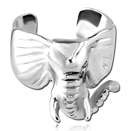 Stainless Elephant Ear Cuff Ear Cuffs Stainless Steel 